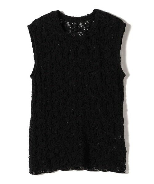 SHIPS / シップス カットソー | 〈手洗い可能〉ラッセル レース ノースリーブ | 詳細21