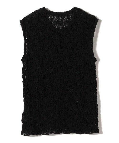 SHIPS / シップス カットソー | 〈手洗い可能〉ラッセル レース ノースリーブ | 詳細22