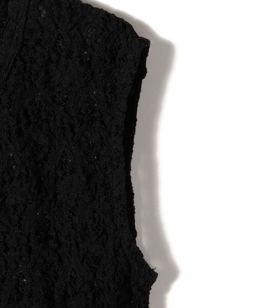 SHIPS / シップス カットソー | 〈手洗い可能〉ラッセル レース ノースリーブ | 詳細24