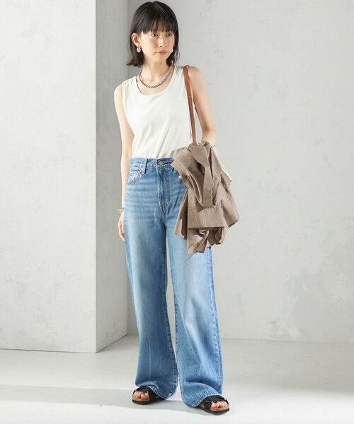 SHIPS for women / シップスウィメン 〈手洗い可能〉ポリエステル スノー ベロア 前後 2WAY タンクトップ SHIPS｜<手洗い可能>ポリエステル スノー ベロア 前後 2WAY