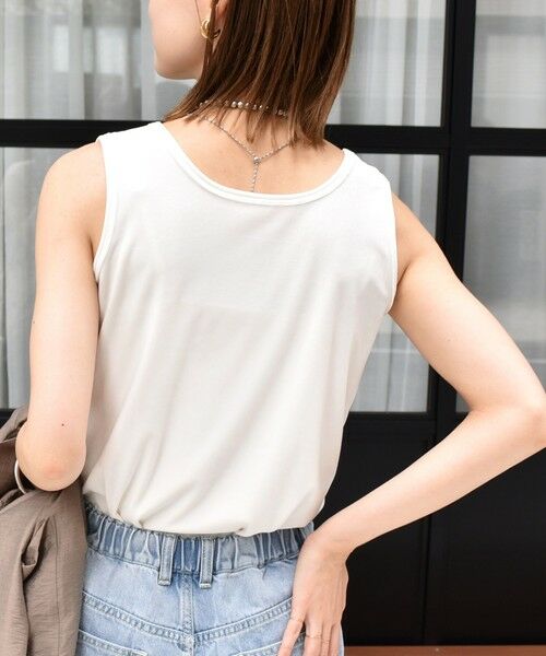 SHIPS / シップス タンクトップ | 〈手洗い可能〉ポリエステル スノー ベロア 前後 2WAY タンクトップ | 詳細17
