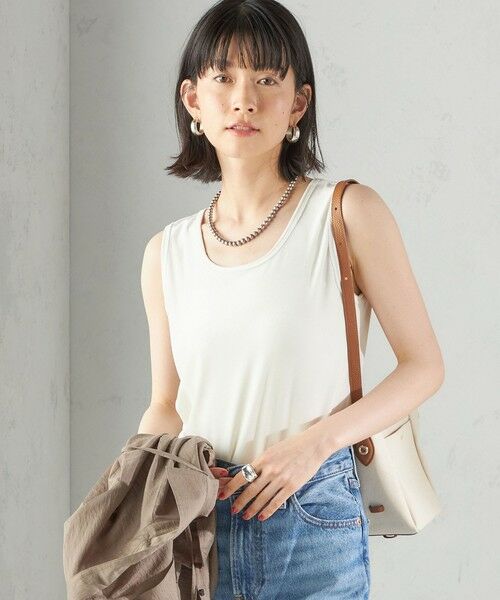 SHIPS / シップス タンクトップ | 〈手洗い可能〉ポリエステル スノー ベロア 前後 2WAY タンクトップ | 詳細5