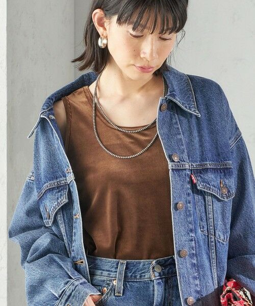 手洗い可能〉ポリエステル スノー ベロア 前後 2WAY タンク