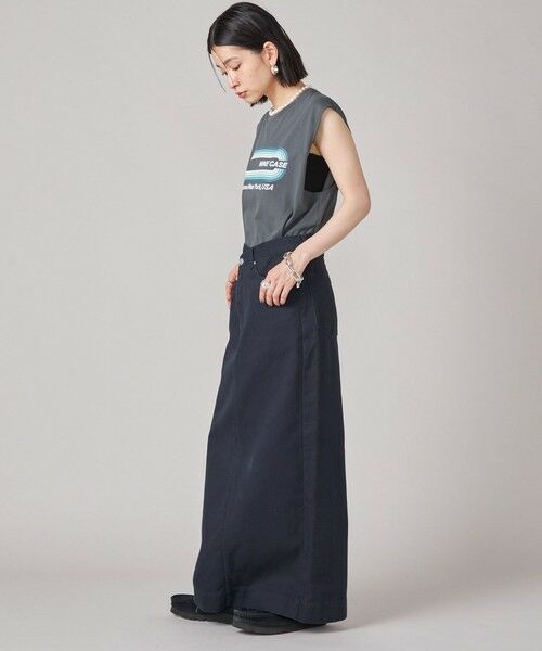 SHIPS / シップス カットソー | SHIPS NINE CASE:ロゴ ノースリーブ TEE | 詳細3