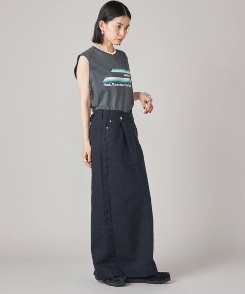 SHIPS / シップス カットソー | SHIPS NINE CASE:ロゴ ノースリーブ TEE | 詳細6