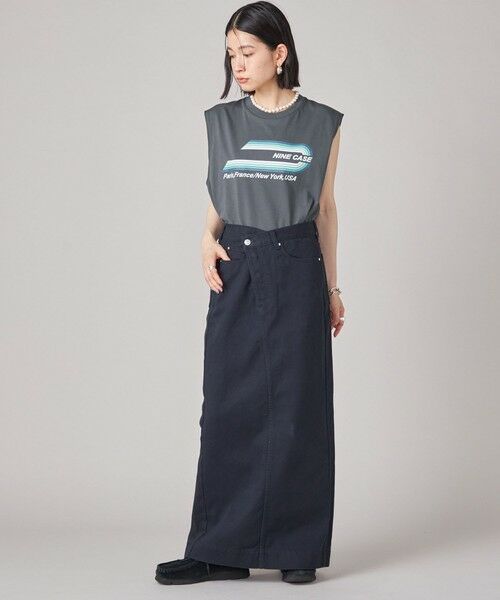 SHIPS / シップス カットソー | SHIPS NINE CASE:ロゴ ノースリーブ TEE | 詳細7