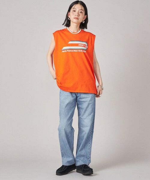 SHIPS / シップス カットソー | SHIPS NINE CASE:ロゴ ノースリーブ TEE | 詳細18