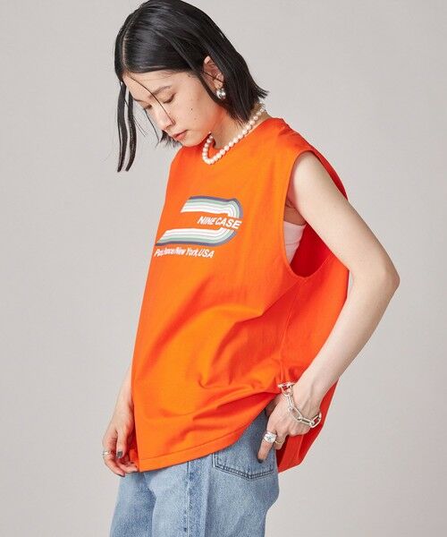 SHIPS / シップス カットソー | SHIPS NINE CASE:ロゴ ノースリーブ TEE | 詳細24