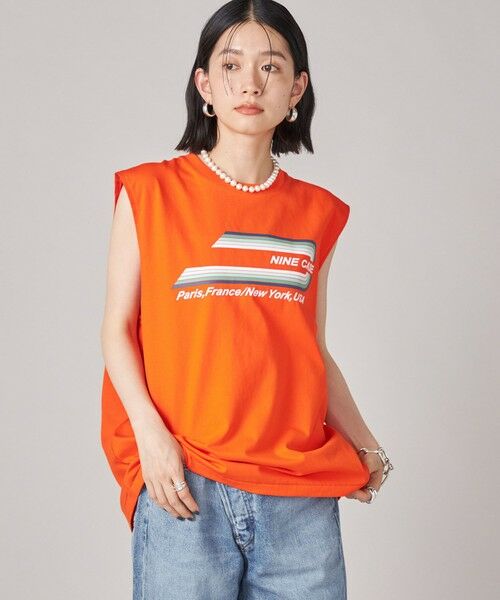 SHIPS / シップス カットソー | SHIPS NINE CASE:ロゴ ノースリーブ TEE | 詳細28