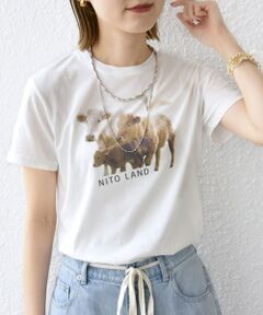 SHIPS / シップス Tシャツ | 【SHIPS別注】ACASAM: フォト TEE