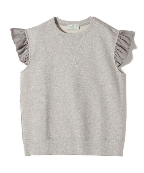 SHIPS / シップス カットソー | SHIPS NINE CASE:〈手洗い可能〉ミニ 裏毛 フリル カットソー | 詳細15