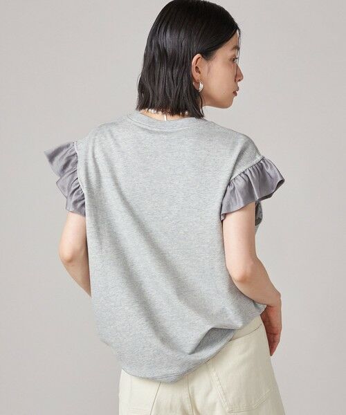 SHIPS / シップス カットソー | SHIPS NINE CASE:〈手洗い可能〉ミニ 裏毛 フリル カットソー | 詳細9