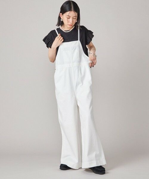 SHIPS / シップス カットソー | SHIPS NINE CASE:〈手洗い可能〉ミニ 裏毛 フリル カットソー | 詳細28