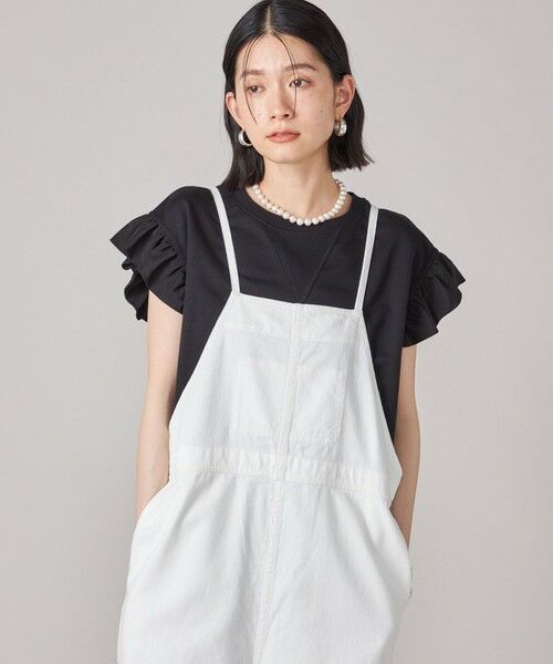 SHIPS / シップス カットソー | SHIPS NINE CASE:〈手洗い可能〉ミニ 裏毛 フリル カットソー | 詳細29