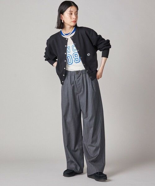 SHIPS / シップス カットソー | SHIPS NINE CASE:シアー ロゴ リンガー TEE | 詳細14