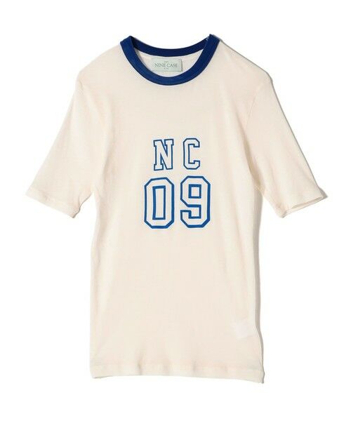 SHIPS / シップス カットソー | SHIPS NINE CASE:シアー ロゴ リンガー TEE | 詳細15