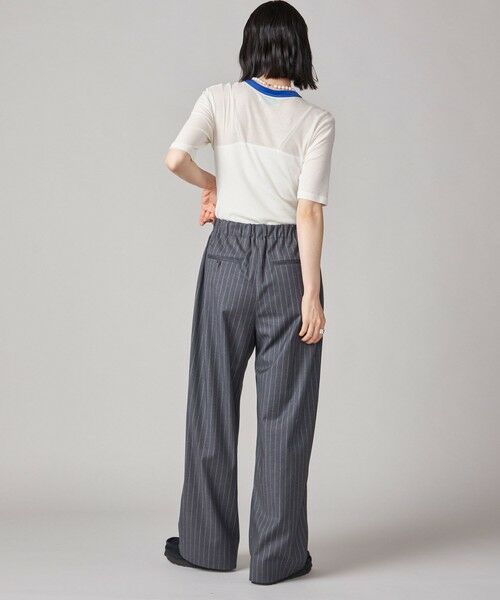 SHIPS / シップス カットソー | SHIPS NINE CASE:シアー ロゴ リンガー TEE | 詳細4