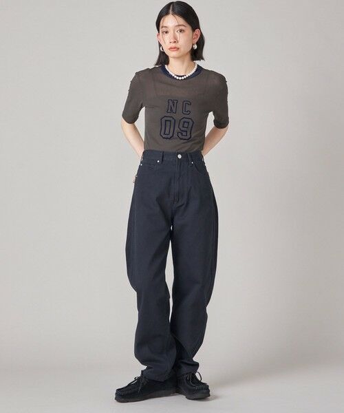 SHIPS / シップス カットソー | SHIPS NINE CASE:シアー ロゴ リンガー TEE | 詳細17