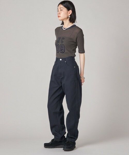 SHIPS / シップス カットソー | SHIPS NINE CASE:シアー ロゴ リンガー TEE | 詳細20