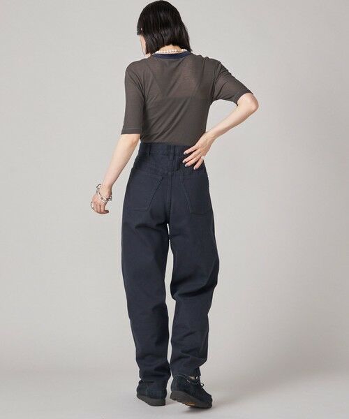 SHIPS / シップス カットソー | SHIPS NINE CASE:シアー ロゴ リンガー TEE | 詳細22