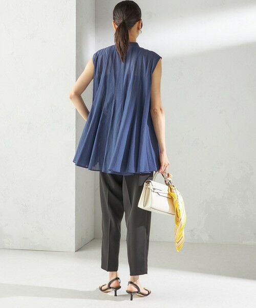 SHIPS / シップス スラックス・ドレスパンツ | troisiemeCHACO:〈手洗い可能〉テーパード パンツ | 詳細14