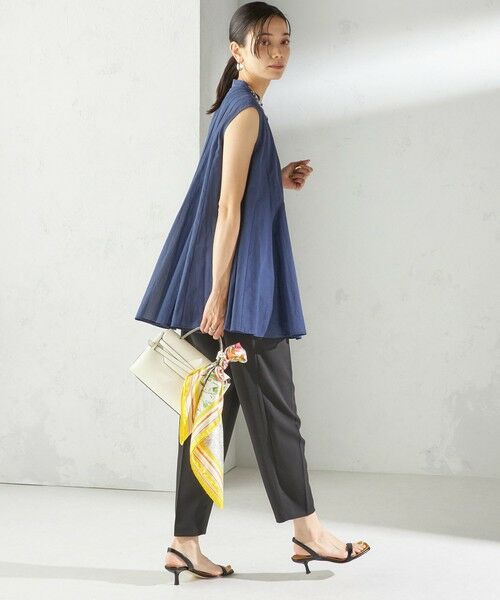 SHIPS / シップス スラックス・ドレスパンツ | troisiemeCHACO:〈手洗い可能〉テーパード パンツ | 詳細15