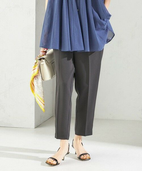 SHIPS / シップス スラックス・ドレスパンツ | troisiemeCHACO:〈手洗い可能〉テーパード パンツ | 詳細18