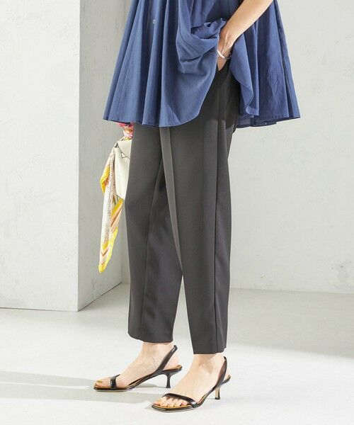 SHIPS / シップス スラックス・ドレスパンツ | troisiemeCHACO:〈手洗い可能〉テーパード パンツ | 詳細19