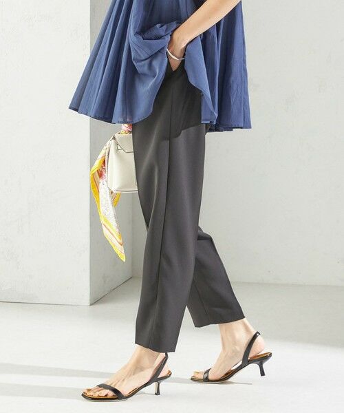 SHIPS / シップス スラックス・ドレスパンツ | troisiemeCHACO:〈手洗い可能〉テーパード パンツ | 詳細20