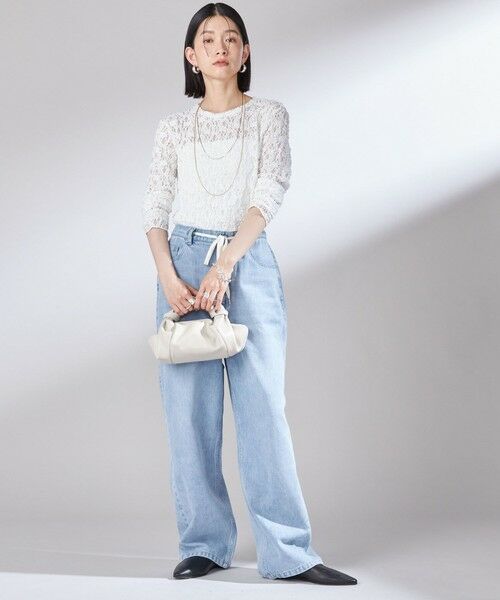 SHIPS / シップス デニムパンツ | 〈洗濯機可能〉ドロスト イージー デニム パンツ | 詳細13