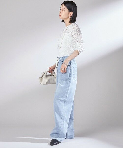 SHIPS / シップス デニムパンツ | 〈洗濯機可能〉ドロスト イージー デニム パンツ | 詳細14