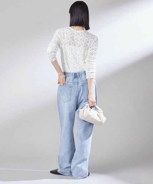 SHIPS / シップス デニムパンツ | 〈洗濯機可能〉ドロスト イージー デニム パンツ | 詳細15