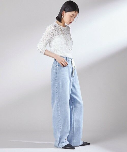 SHIPS / シップス デニムパンツ | 〈洗濯機可能〉ドロスト イージー デニム パンツ | 詳細16