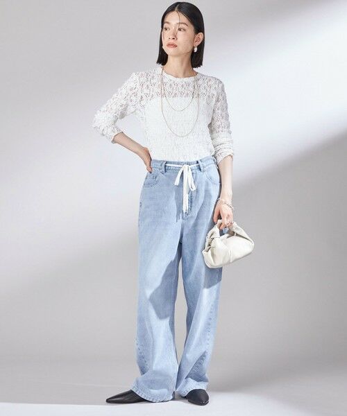 SHIPS / シップス デニムパンツ | 〈洗濯機可能〉ドロスト イージー デニム パンツ | 詳細17