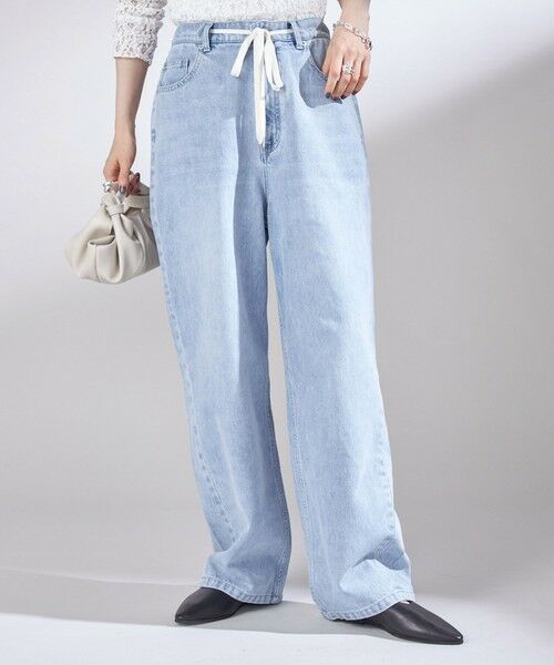 SHIPS / シップス デニムパンツ | 〈洗濯機可能〉ドロスト イージー デニム パンツ | 詳細18