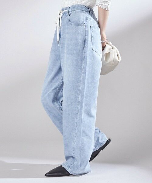 SHIPS / シップス デニムパンツ | 〈洗濯機可能〉ドロスト イージー デニム パンツ | 詳細19