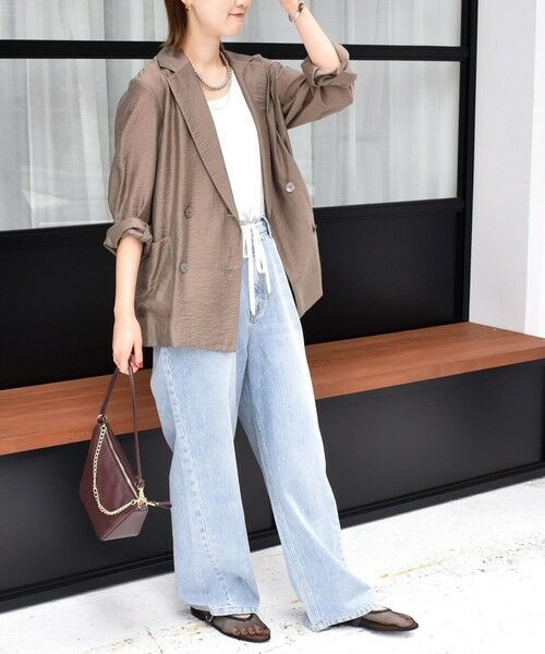 SHIPS / シップス デニムパンツ | 〈洗濯機可能〉ドロスト イージー デニム パンツ | 詳細2