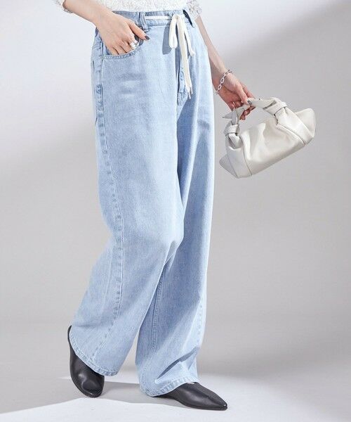 SHIPS / シップス デニムパンツ | 〈洗濯機可能〉ドロスト イージー デニム パンツ | 詳細21