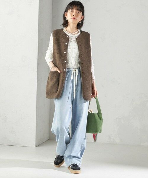 SHIPS / シップス デニムパンツ | 〈洗濯機可能〉ドロスト イージー デニム パンツ | 詳細23