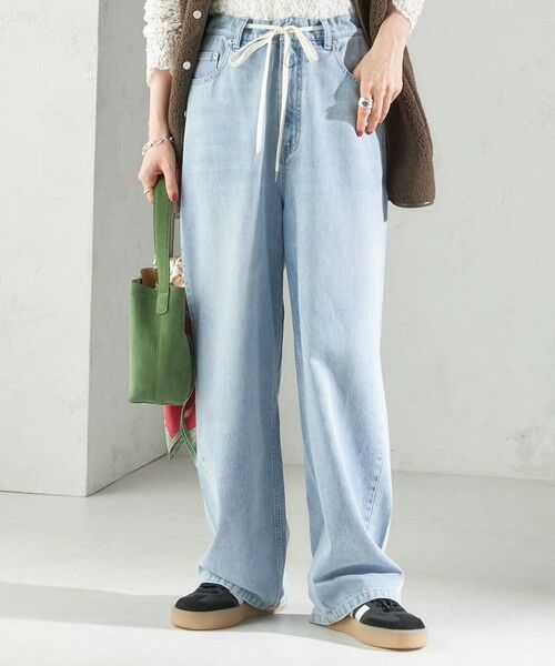 SHIPS / シップス デニムパンツ | 〈洗濯機可能〉ドロスト イージー デニム パンツ | 詳細24