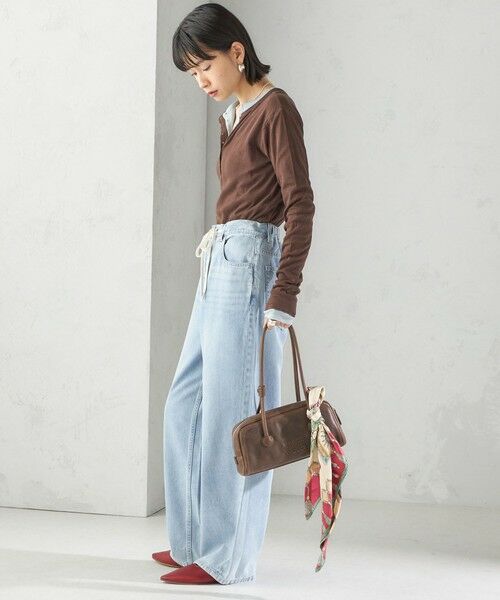 SHIPS / シップス デニムパンツ | 〈洗濯機可能〉ドロスト イージー デニム パンツ | 詳細26