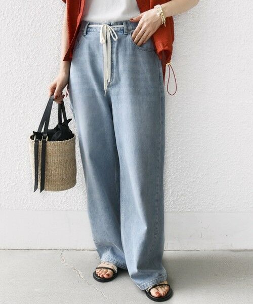 SHIPS / シップス デニムパンツ | 〈洗濯機可能〉ドロスト イージー デニム パンツ | 詳細8