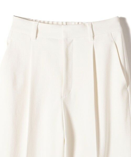 SHIPS / シップス スラックス・ドレスパンツ | 〈UVカット / 吸水速乾 / 手洗い可能〉合繊 タック センター プレス パンツ | 詳細16