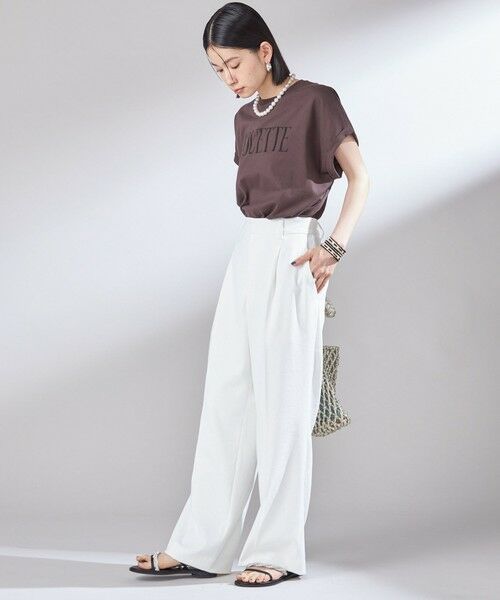 SHIPS / シップス スラックス・ドレスパンツ | 〈UVカット / 吸水速乾 / 手洗い可能〉合繊 タック センター プレス パンツ | 詳細3