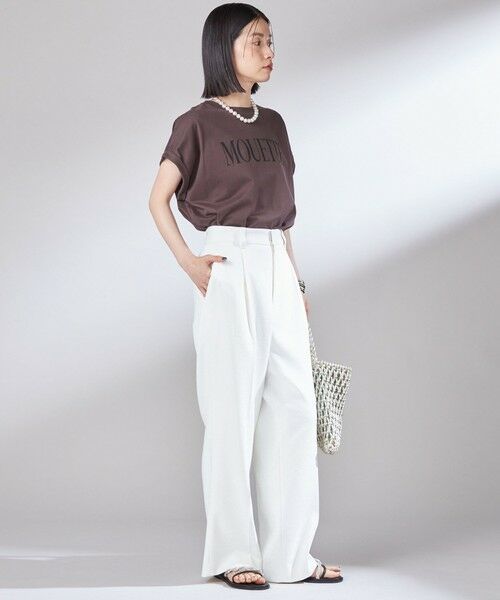 SHIPS / シップス スラックス・ドレスパンツ | 〈UVカット / 吸水速乾 / 手洗い可能〉合繊 タック センター プレス パンツ | 詳細5