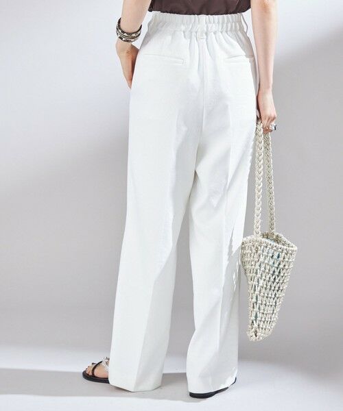 SHIPS / シップス スラックス・ドレスパンツ | 〈UVカット / 吸水速乾 / 手洗い可能〉合繊 タック センター プレス パンツ | 詳細8