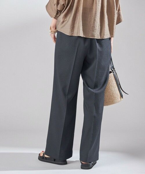 SHIPS / シップス スラックス・ドレスパンツ | 〈UVカット / 吸水速乾 / 手洗い可能〉合繊 タック センター プレス パンツ | 詳細28