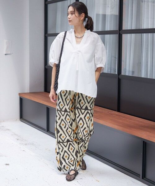 SHIPS / シップス その他パンツ | CIENNA:〈手洗い可能〉プリント イージー パンツ | 詳細1