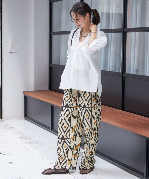 SHIPS / シップス その他パンツ | CIENNA:〈手洗い可能〉プリント イージー パンツ | 詳細2