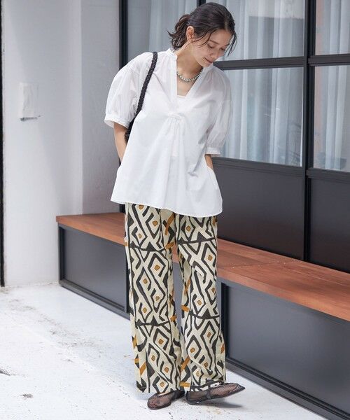 SHIPS / シップス その他パンツ | CIENNA:〈手洗い可能〉プリント イージー パンツ | 詳細3